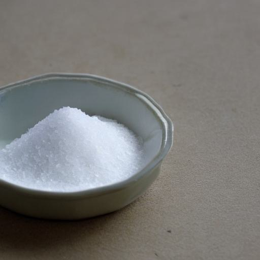 Eine Schüssel mit Salz für den Salzteig